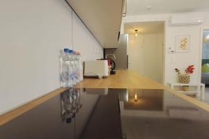 A kitchen or kitchenette at DN Green apartment