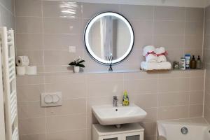 A bathroom at DN Green apartment