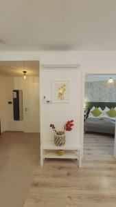 A bed or beds in a room at DN Green apartment