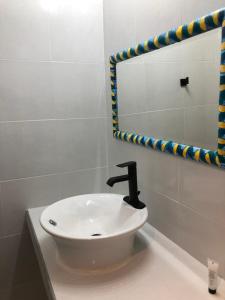Vannituba majutusasutuses Casa Ines