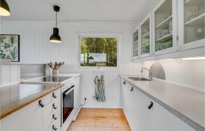 Η κουζίνα ή μικρή κουζίνα στο Three-Bedroom Holiday Home In Vig