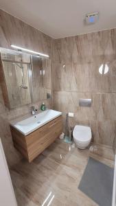 Ванна кімната в Luxusní apartmán nedaleko centra