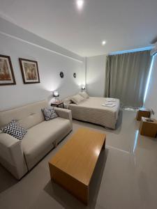 Postel nebo postele na pokoji v ubytování Monoambiente Bambú, Nuevo, amplio y cómodo