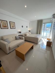 Posezení v ubytování Monoambiente Bambú, Nuevo, amplio y cómodo