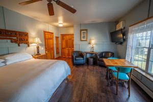 Voodi või voodid majutusasutuse Albergo Allegria Hotel & Breakfast Restaurant toas