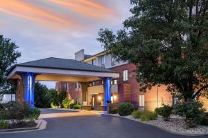 a rendering of a building with a gazebo at Holiday Inn Express Corydon by IHG in Corydon