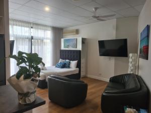 TV o dispositivi per l'intrattenimento presso Pandanus Mooloolaba