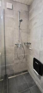 حمام في Bel appartement au centre de Champéry avec vue