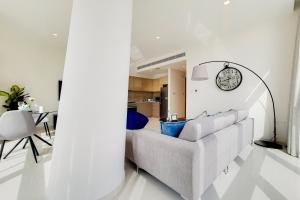 Posezení v ubytování GreenFuture - A A Tower - One Bedroom