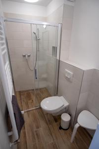 Kúpeľňa v ubytovaní Griff 1. apartman Pécs + 11 fotografií