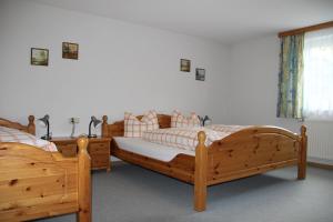 Posteľ alebo postele v izbe v ubytovaní Gostanova Appartements