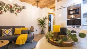 Kuchyň nebo kuchyňský kout v ubytování La Quinta Calle - Apartamentos Aloha Toledo