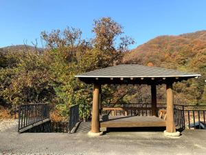 山景或在度假屋看到的山景