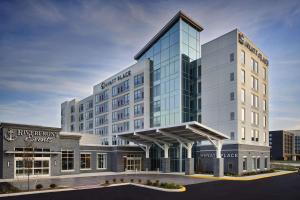 a rendering of a hotel building at Hyatt Place Wilmington Riverfront in Wilmington