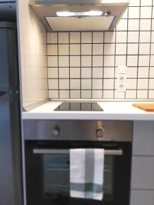 Kuchyňa alebo kuchynka v ubytovaní Mazi Apartments Suite