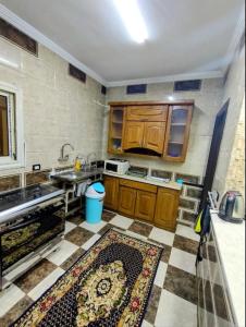 Dapur atau dapur kecil di Dreams House in Maadi