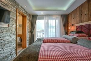 Postel nebo postele na pokoji v ubytování Villa Ambach
