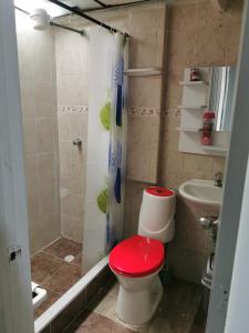 Koupelna v ubytování Portal Norte 170 ACOGEDORAS HABITACIONES CON TODOS LOS SERVICIOS