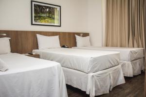 Cama ou camas em um quarto em Nobile Hotel Belo Horizonte