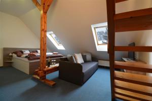 Istumisnurk majutusasutuses Hotel Churáňov