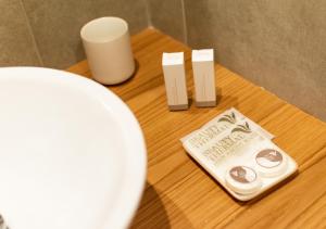 A bathroom at Tenuta San Martino