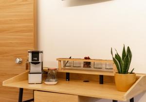 Coffee and tea making facilities at Tenuta San Martino