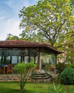 A garden outside Anantamaa Hotel