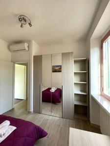 A bed or beds in a room at Modern Apartment in Rome - S.Paolo
