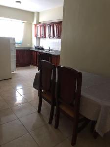 Kuchyň nebo kuchyňský kout v ubytování Hostal Magisterial Santo Domingo