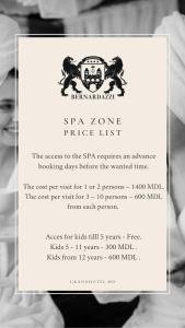 a black and white invitation to a fancy wedding at Bernardazzi Grand Hotel in Chişinău