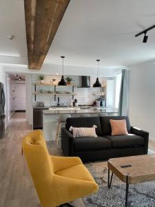 Kuchyň nebo kuchyňský kout v ubytování Bromont Lodge
