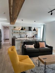 Kuchyň nebo kuchyňský kout v ubytování Bromont Lodge