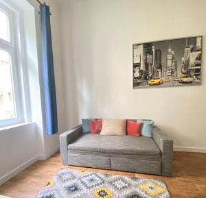 Posedenie v ubytovaní Raday street, spacious, modern apartment