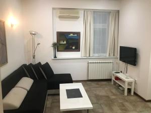 Un televizor și/sau centru de divertisment la Saint Sava studio