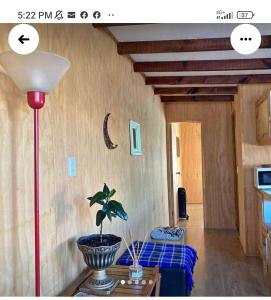 Η κουζίνα ή μικρή κουζίνα στο cabañas jessy