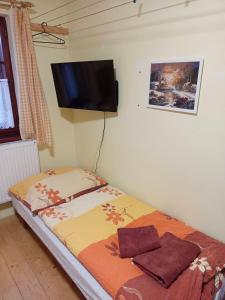 Posteľ alebo postele v izbe v ubytovaní Frantiskov 17