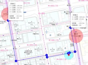 een kaart van de voorgestelde locatie van een gebouw bij Downtown area Spacious cozy room Susukino IK901 in Sapporo