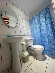Bathroom sa Hostal New Do Rio