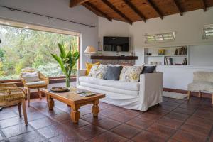 Χώρος καθιστικού στο LA NATURE Hostería boutique B&B