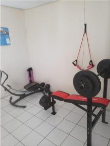 Fitness centrum a/nebo fitness zařízení v ubytování Pearl of the City New Kingston