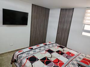 Fotografie z fotogalerie ubytování Aparta Estudio 2 Camas - Parqueadero para Moto - Ibagué - Ciprés v destinaci Ibagué