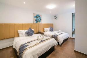 Postelja oz. postelje v sobi nastanitve Manantial Hostal No.004