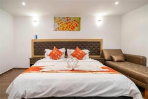 Postelja oz. postelje v sobi nastanitve Manantial Hostal No.004