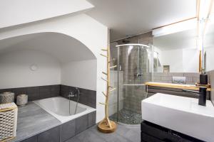 Et badeværelse på Gartenloft an der Mur + 72 billeder