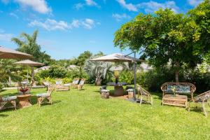 Jardin de l'établissement Habitation Saint Charles - Hôtel de Charme & Spa