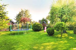 En have udenfor Ferienhaus Wolfgram