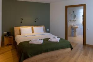 Voodi või voodid majutusasutuse Hotel 1700 toas