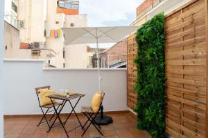 Balkón nebo terasa v ubytování Novam Loft Terrace Centro Málaga