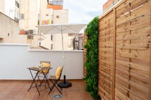 Balkón nebo terasa v ubytování Novam Loft Terrace Centro Málaga