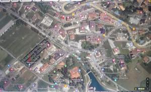 Nespecifikovaný výhled na destinaci Molveno nebo výhled na město při pohledu z hotelu